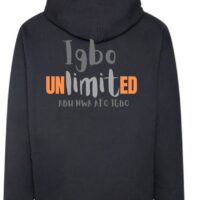 Dark grey igbo unlimited hoodie