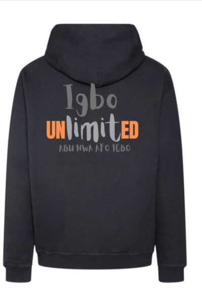 Dark grey igbo unlimited hoodie